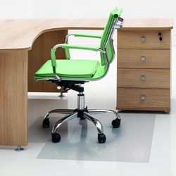 "Cleartex AdvantagematPlus APET Chair Mat - Hard Floor Lipped 36 x 48" – Floortex NCCMFLAS0003"