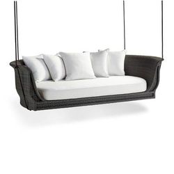 Savannah Hanging Daybed Replacement Cushions - Vista Boucle Glacier - Frontgate
