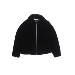 Mini Molly Fleece Jacket: Black Solid Jackets & Outerwear - Kids Girl's Size 12