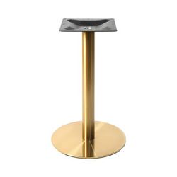 Art Marble G14-17D 28 3/4" Dining Height Table Base - Indoor/Outdoor, Stainless Steel, Gold