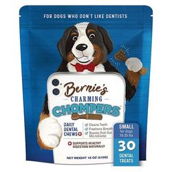 Charming Chompers Daily Dental Chews for Small Dogs, Count of 30, 1.13 LBS