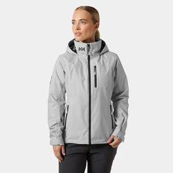 Helly Hansen Women’s Crew Hooded Midlayer Sailing Jacket 2.0 Grey XS