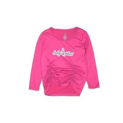 Baby Phat Long Sleeve T-Shirt: Pink Tops - Kids Girl's Size 12