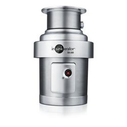 InSinkErator SS-200-7-AS101 208/1 Disposer Package w/ 7-Adapter & AS101 Panel, 2-HP, 208/1 V, Stainless Steel