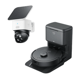 SoloCam S340+eufy Clean L60 with Self-Empty Station