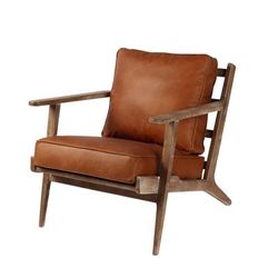 Junior Arm Chair - Saddle Brown - LH Imports SNH-62