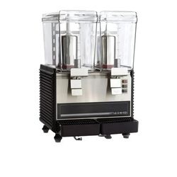 MoTak MDD-2-3 Refrigerated Drink Dispenser w/ (2) 3 gal Bowls, Pre Mix, 120v, Rotary System, Non-Drip, Stainless Steel