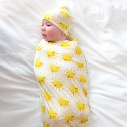 Sunshine Swaddle & Hat Set - OSFA