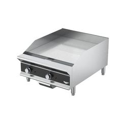 Vollrath GGHDM-24 24" Heavy-Duty Gas Commercial Griddle w/ Manual Controls - 1" Steel Plate, Stainless Steel, Convertible, Gas Type: NG