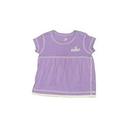 Nike Short Sleeve Top Purple Keyhole Tops - Size 18 Month