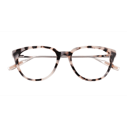 Female s round Ivory Tortoise Acetate,Metal Prescription eyeglasses - Eyebuydirect s Triumph