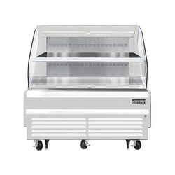 Everest Refrigeration EOMH-60-W-35-T 60" Horizontal Open Air Cooler w/ 2 Levels, White, 115v