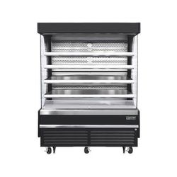 Everest Refrigeration EOMV-72-B-35-T 73 1/4" Vertical Open Air Cooler w/ 5 Levels, Black, 230v