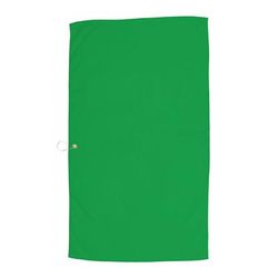 Pro Towels 2442GMT Golf-Caddy Towel with Center Brass Grommet & Hook in Lime Green | Cotton