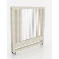 Melo Caress Foldable Crib - Washed White / Semi Acrylic