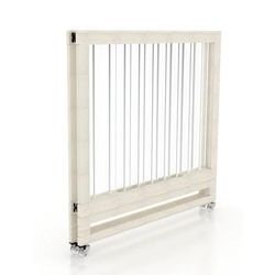 Melo Caress Mini Foldable Crib - Washed White / Acrylic