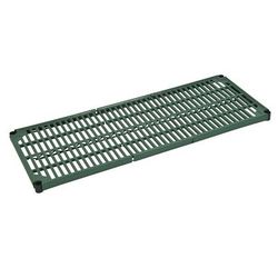 Focus FPS1830VNGN Epoxy Coated Wire Shelf - 30"W x 18"D, Epoxy Frame w/ Vented Mat, Green