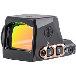 SIG SAUER Romeo-X ROSE Compact 1x24mm Red Dot Sight 2 MOA Red Dot / 32 MOA Circle Black/Rose Gold SORX1208