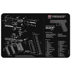 Tek Mat Ultra 20 Pistol Cleaning Mat - Ultra 20 Gun Cleaning Mat For Glock Gen5