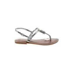 Jessica Simpson Sandals: Silver Shoes - Women's Size 5 1/2