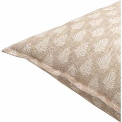 Adonia 22" Square Cottage Tan/Olive Outdoor Throw Pillow - Boutique Rugs