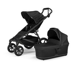 Thule Urban Glide 4-Wheel All-Terrain Stroller + Bassinet Bundle - Black