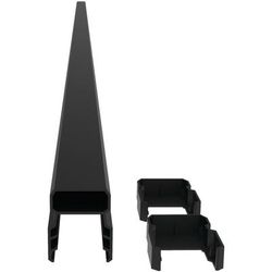 RDI Avalon Aluminum Top Rails 8 Foot - Satin Black - Tristan