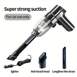 Car Mounted Vacuum Cleaner, Super Strong, High-power, High Suction, Dry And Wet Dual-purpose Sedan, Small, Mini, Handheld, Multi-functional, Portable