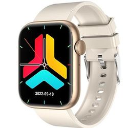 imosi qx7 smart watch 1.85 pollici smartwatch fitness running watch bluetooth monitoraggio della temperatura pedometro promemoria chiamate compatibile con android ios donna uomo impermeabile lunga