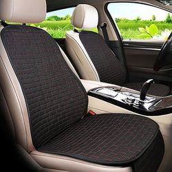 Copertura del sedile dell'auto in lino di lino – Cuscino per sedile anteriore accessorio per interni auto traspirante per auto SUV