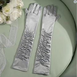 Anni 1950 Anni 1920 Abito da cocktail Guanti Guanti Lunghi Il grande Gatsby Tinta unica Patchwork Costume Per donna Natale Halloween Capodanno Balli di fine anno Feste Addio al Nubilato Adolescente