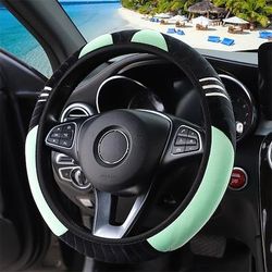 coprivolante per auto in peluche antiscivolo - protezione universale da 15 pollici per una guida confortevole - accessorio di design per piccoli mostri
