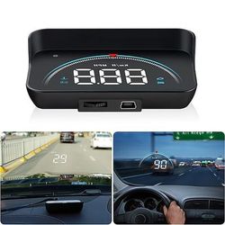 obd2 gps per auto proiettore m8 mph kmh auto hud tachimetro parabrezza 3.5 ''dimensioni dello schermo hd auto head-up display allarme accessori