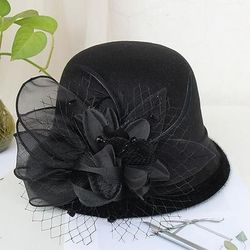 Anni 1950 Retrò Vintage Cappello Costume Per donna San Valentino Derby Ascot Festival delle corse di cavalli Adulti Cappello