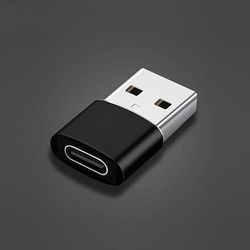 usb-c femmina a usb maschio adattatore tipo-c a usb connettore del caricatore per iphone 12 13 pro max se airpods ipad air samsung galaxy s22 s21 nota 20 a71 a72