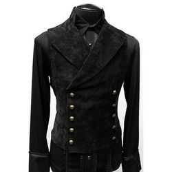 Retrò Vintage Medievale Gilet Principe Nobile Costume Per uomo Costumi da pirata Fantasia Mascherata Festa / Sera Adulti Gilet