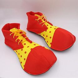 Scarpe Costume da festa Mascherata Clown Burlesque Clown esso Abiti Cosplay Adulti Per uomo Per donna Carnevale Mascherata Feste Performance Palcoscenico Costumi di Halloween facili Vestirsi