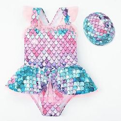 Sirena Ariel Sirena Costumi da bagno Bikini Attivo Dolce for Ragazze Bambini Settimana del libro