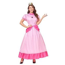 Costume Cosplay principessa pesca Super fratelli Cosplay Adulti Per donna Carnevale Mascherata martedì grasso Carnevale Halloween Performance Vestirsi