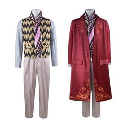 Willy Wonka Costume Cosplay Abiti Personaggio classico delle fiabe Cosplay for Per uomo Ragazzi Bambini Adulti Mascherata Settimana del libro