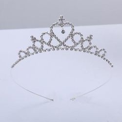 Regina delle nevi Gelido Fiaba Principessa Elsa Corona Diadema di cristallo Cosplay for Ragazze Bambini Carnevale Mascherata Settimana del libro