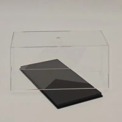 Scatole acriliche da 15.3cm espositore Stand Box storage trasparente antipolvere per IXO 1:72 1:43