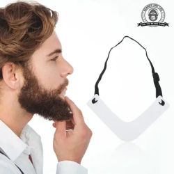 Beard Shaper Neckline Guide - The Ultimate Neckline Beard Shaping Template - Beard Trimmer Tool - Lineup Stencil Kit Beard Line