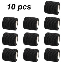 Black Colorful Self Adhesive Elastic Bandage 4.8m Sports Wrap Tape For Knee Support Pads Finger Ankle Palm Wrist Pet Tattoo