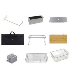 SmiloDon Camping IGT Table Folding Portable Table Picnic IGT Unit Brazier Table for Burner Outdoor Kitchen System Accessories