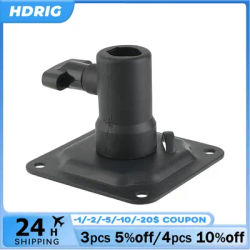 HDRIG Photography Light Stand Head Adapter With Square Shape Wall / Ceiling Mount For Studio Photo