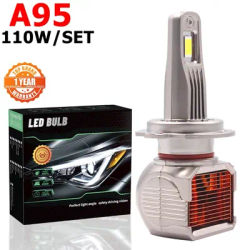 A95 100W H7 LED fari Car Light H7 Led lampadina per fari luce per auto luci a led per auto