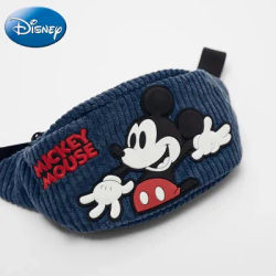 Borsa a tracolla per Mouse rossa ricamata blu nuova Disney borsa per cellulare piccola in tessuto di