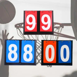 2 digits Table Scoreboard Sports Scorekeeper Multipurpose Score Keeper Score Board for Basketball Soccer Outdoor Sports