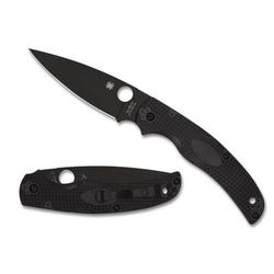Spyderco Native Chief Lightweight Folding Knife 4.02in CTS-BD1N Stainless Steel Drop Point Black DLC Plain Black C244PBBK